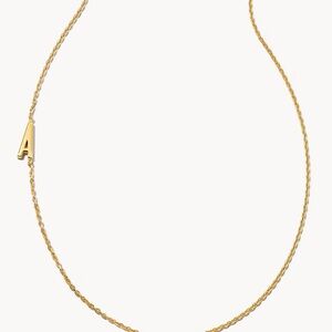 Kendra Scott 18K Gold Initial A Necklace
